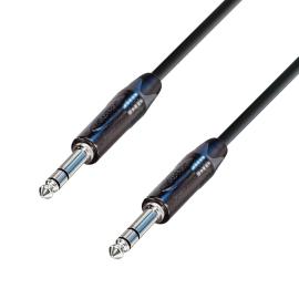  Adam Hall GmbH - K5BVV0150 Neutrik 6.35mm Stereo Jack TO 6.35stereo jack Cable 1.5mسلك توصيل من آدم هول ستيريو من 6.35م إلى 6.35م مناسب لتوصيل الأجهزة الصوتية